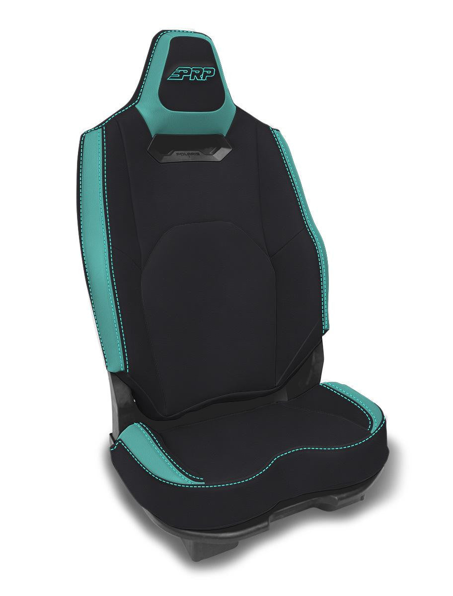 Rear Seat Covers for 2025+ Polaris RZR PRO XP4 PRO R4 PRO S4 Pair Black and Teal PRP Seats