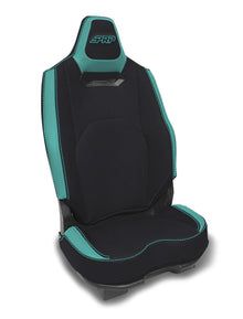 Rear Seat Covers for 2025+ Polaris RZR PRO XP4 PRO R4 PRO S4 Pair Black and Teal PRP Seats