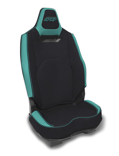 Rear Seat Covers for 2025+ Polaris RZR PRO XP4 PRO R4 PRO S4 Pair Black and Teal PRP Seats