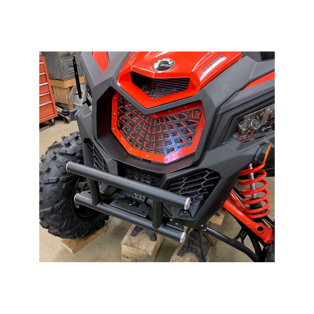 Can-Am X3 Front Bumper  AJK Offroad Smooth Black None 