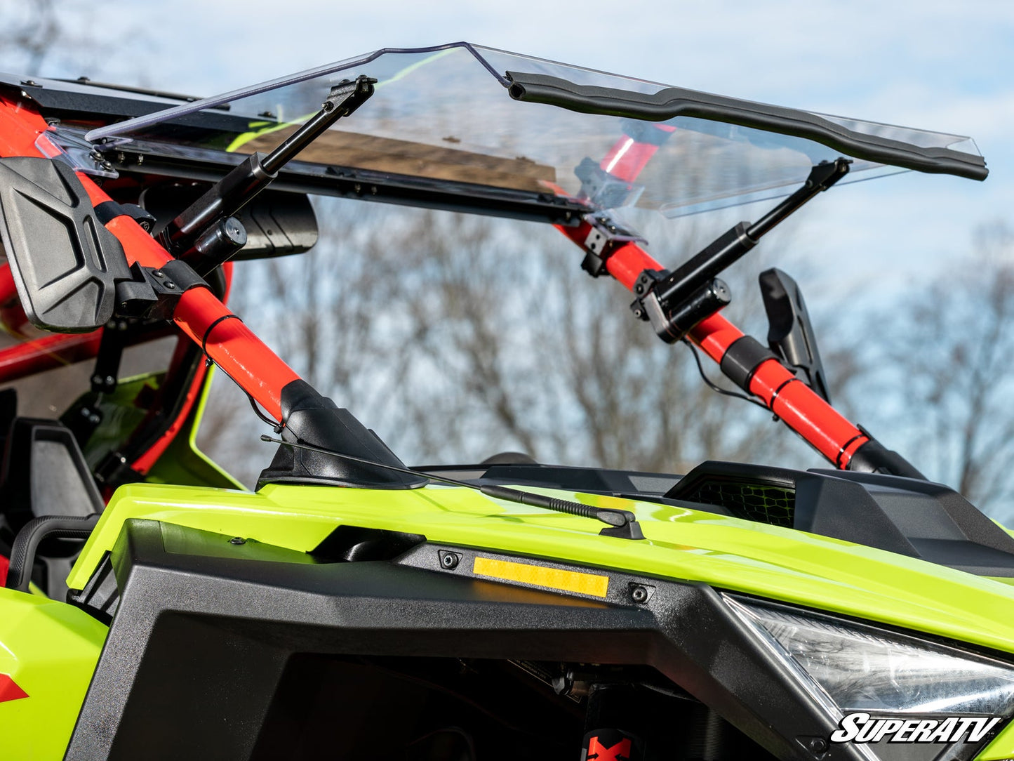 POLARIS RZR PRO R MAXDRIVE POWER FLIP WINDSHIELD