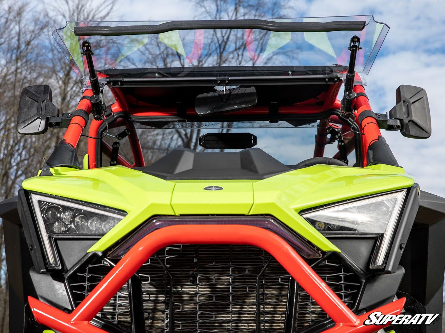 POLARIS RZR PRO R MAXDRIVE POWER FLIP WINDSHIELD