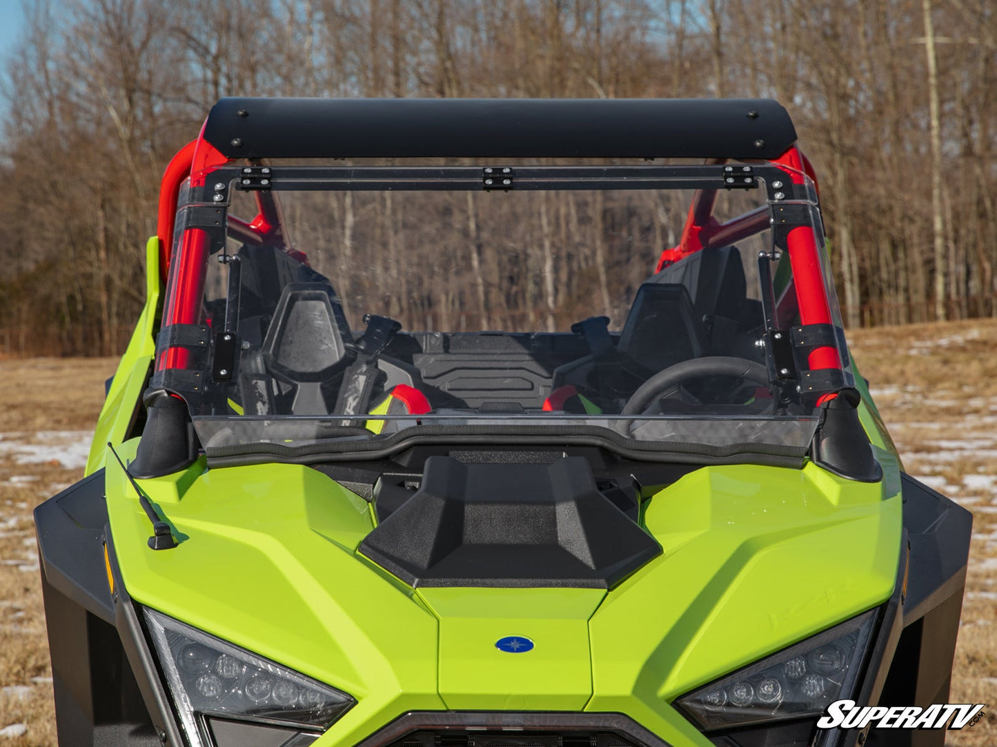 Polaris RZR Turbo R Scratch-Resistant Flip Windshield