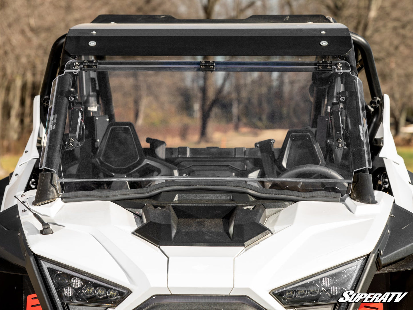 Polaris RZR Turbo R MaxDrive Power Flip Windshield