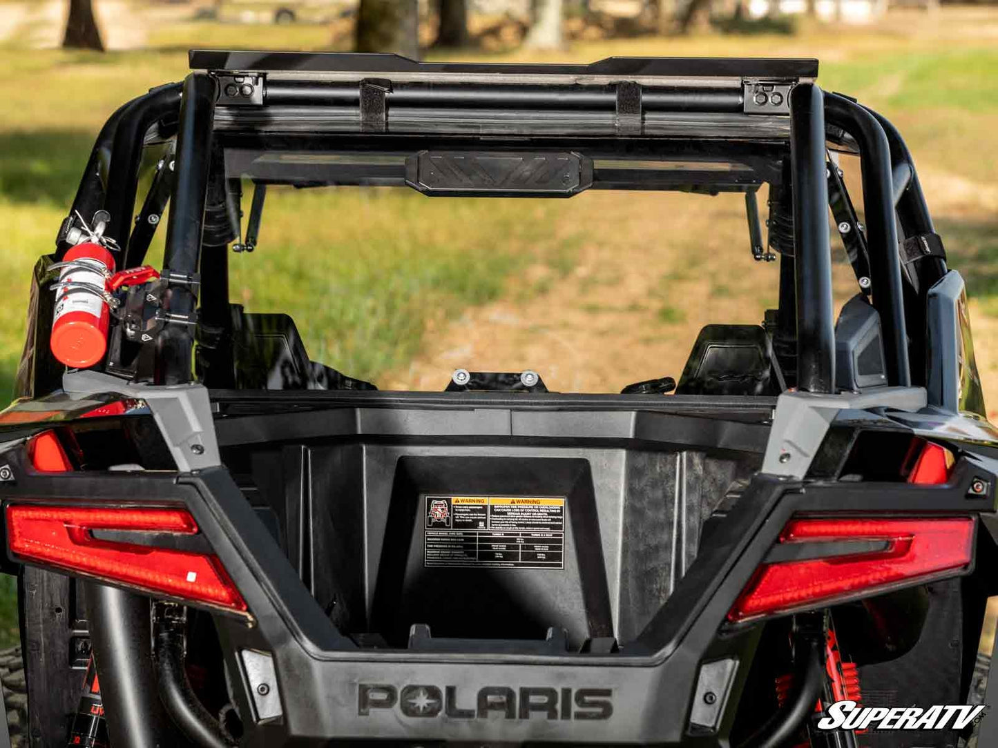 Polaris RZR Turbo R Rear Vented Windshield