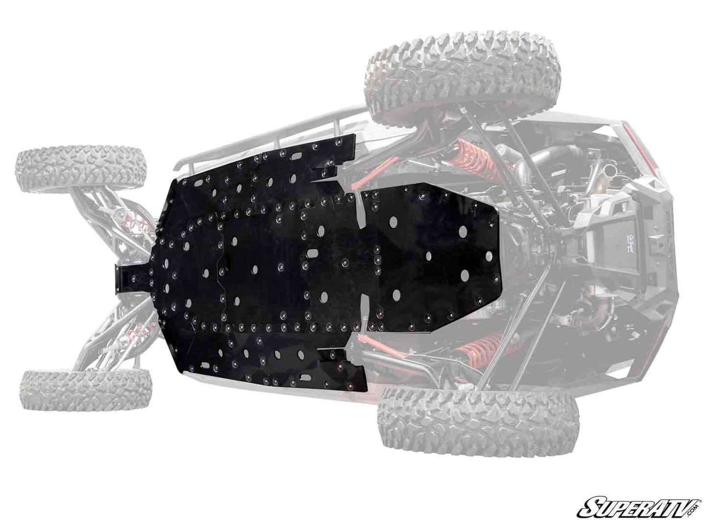 Polaris RZR Turbo R 4 Full Skid Plate