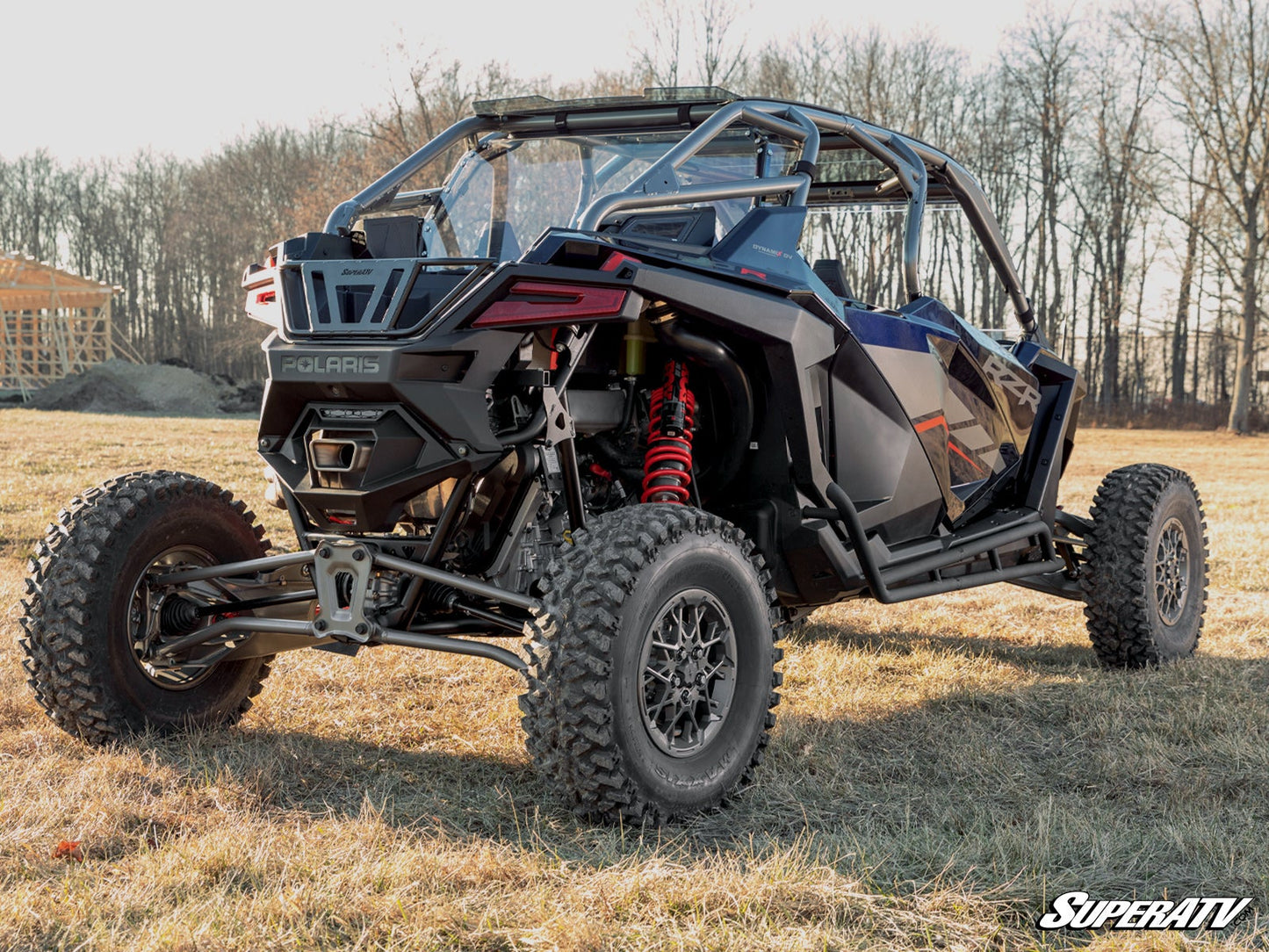 Polaris RZR Turbo R 4 Rock Slider Nerf Bars