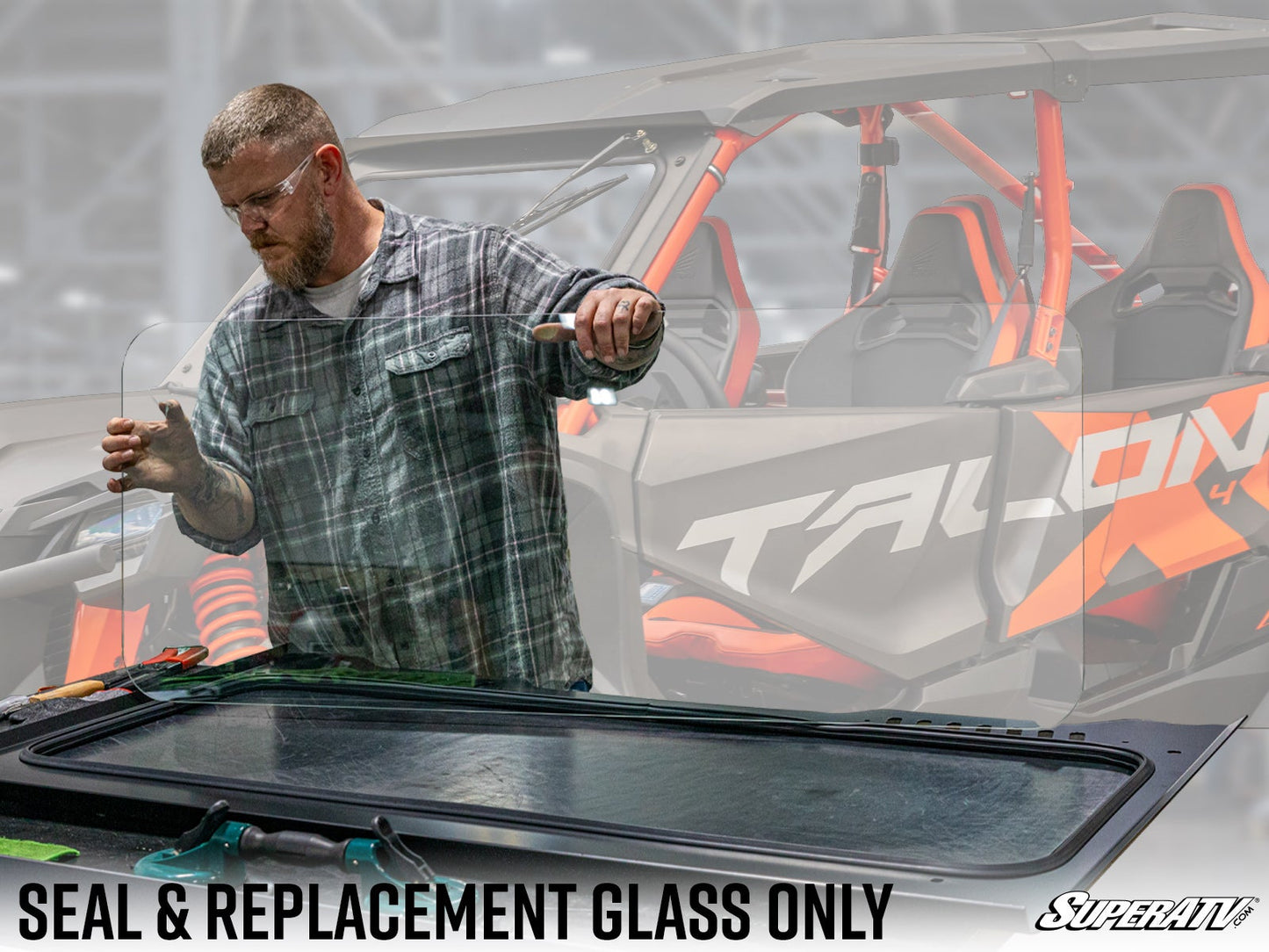 Replacement Glass Windshield Kit