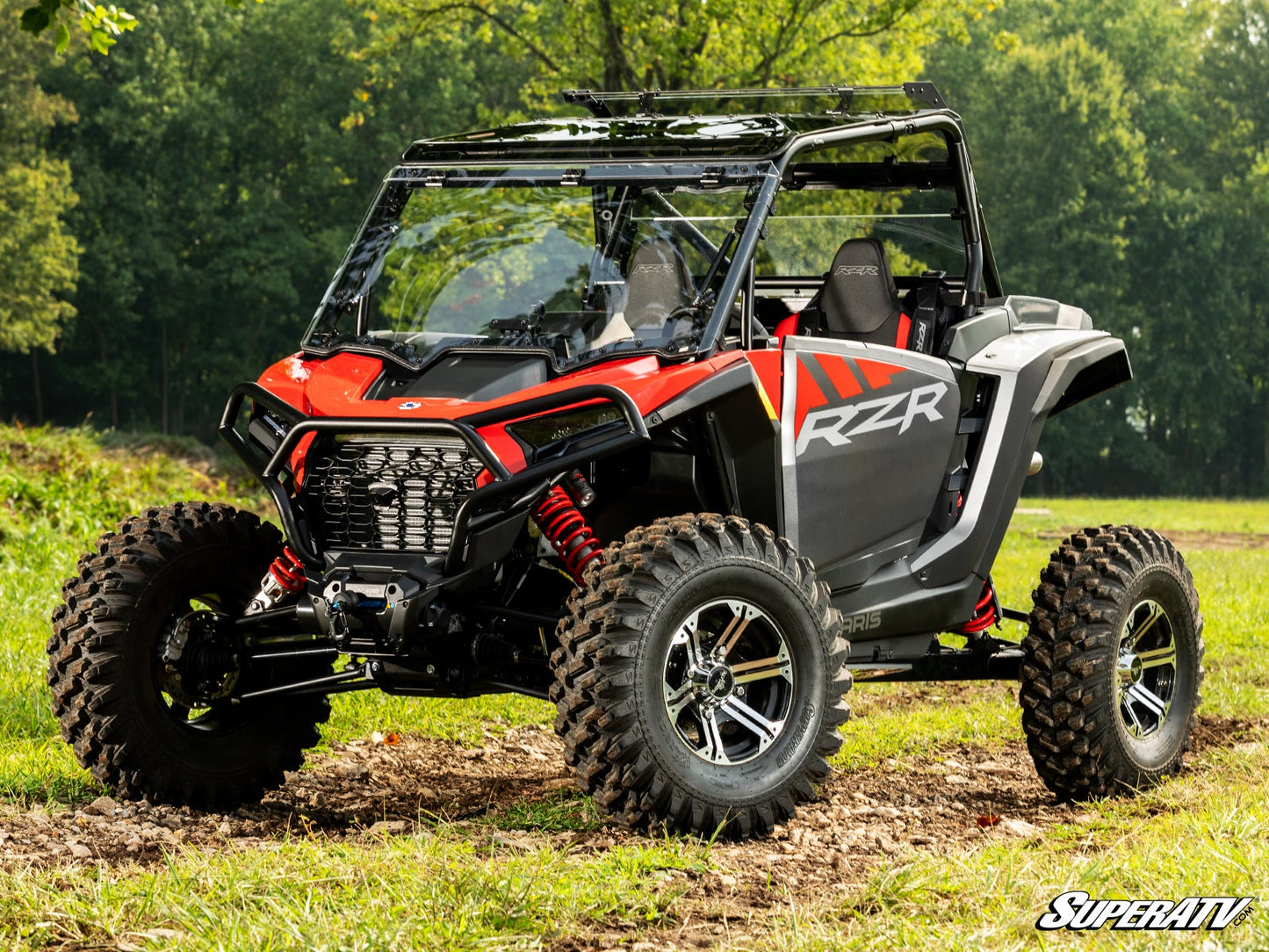 Polaris RZR XP Scratch-Resistant Flip Windshield