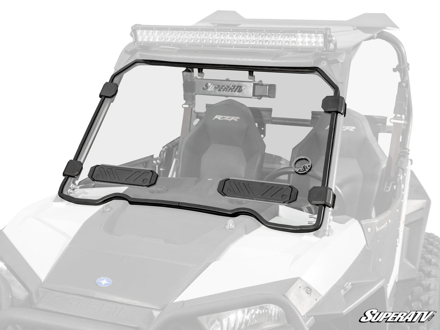 Polaris RZR XP Turbo Scratch Resistant Vented Windshield