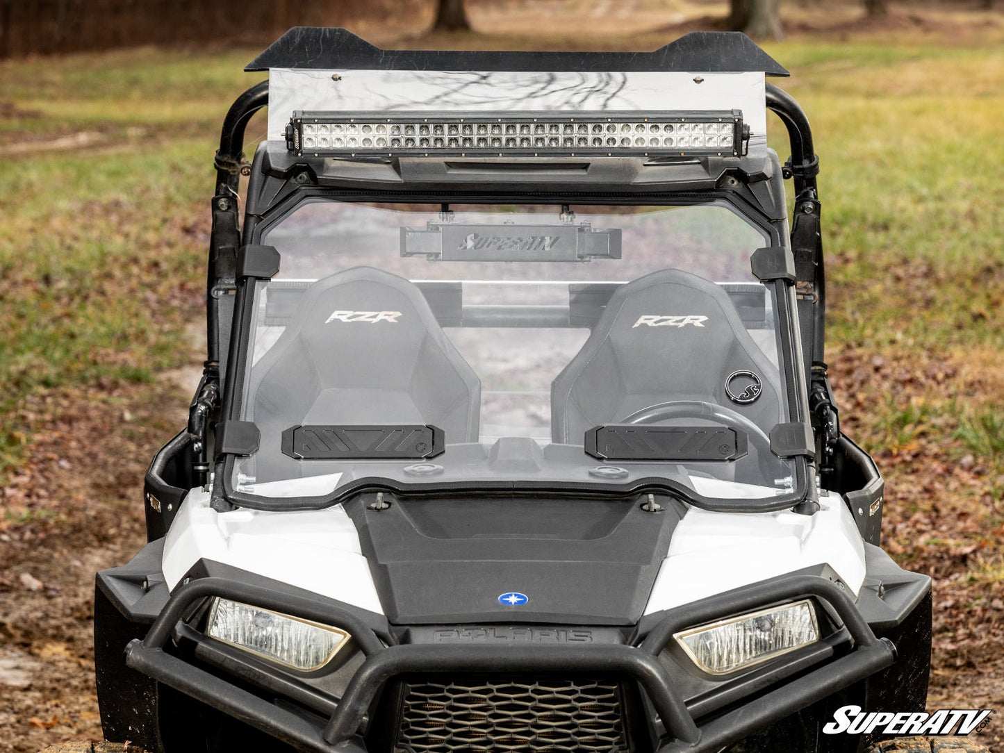 Polaris RZR XP Turbo Scratch Resistant Vented Windshield