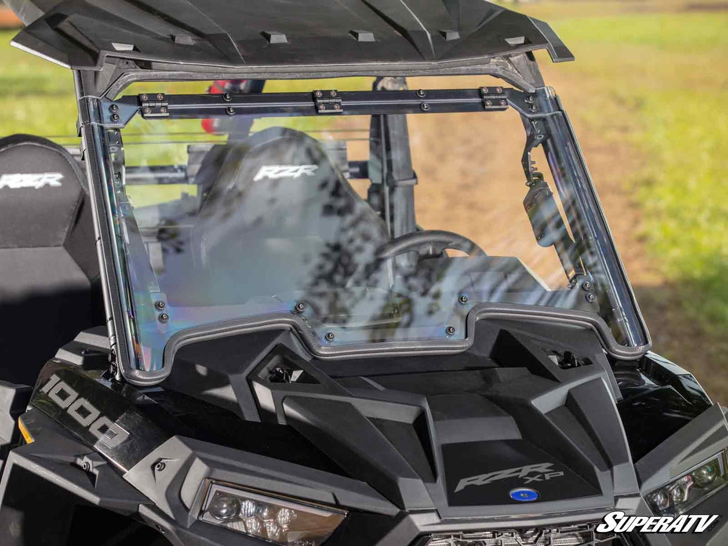 Polaris RZR XP Turbo MaxDrive Power Flip Windshield