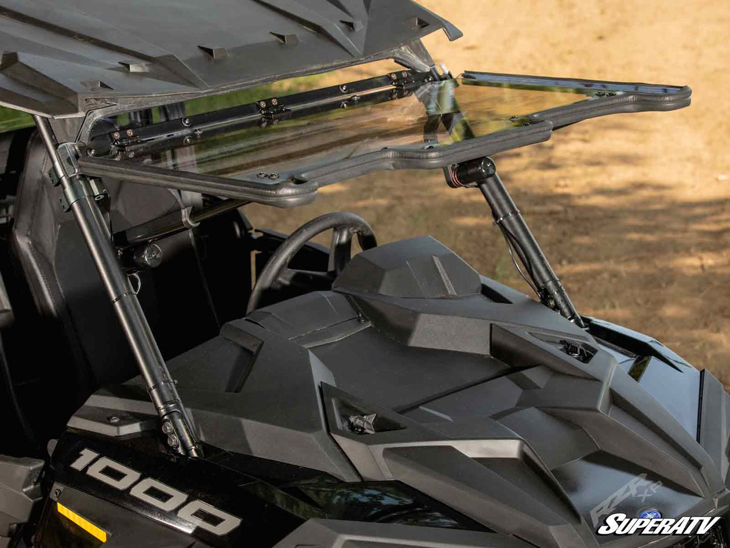 Polaris RZR XP Turbo MaxDrive Power Flip Windshield