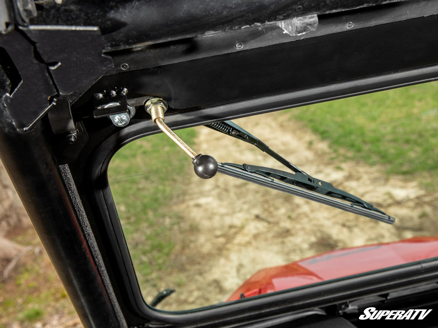 Polaris RZR XP Turbo Flip Down Glass Windshield