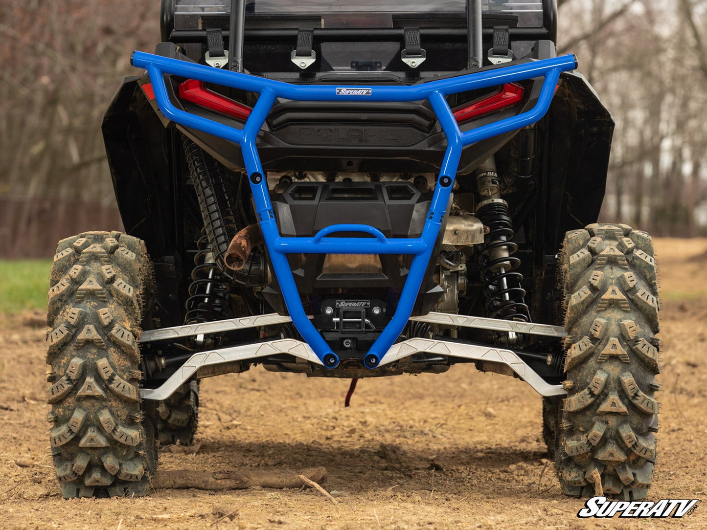 Polaris RZR XP Turbo Rear Bumper with Receiver Hitch