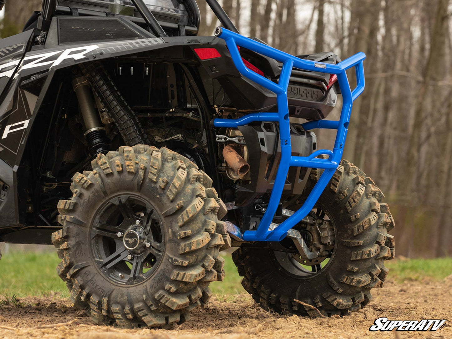 Polaris RZR XP Turbo Rear Bumper with Receiver Hitch