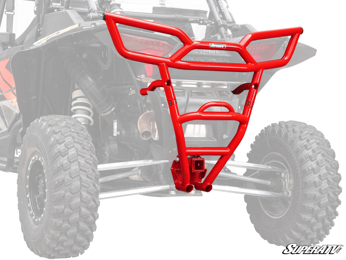 Polaris RZR XP Turbo Rear Bumper with Receiver Hitch