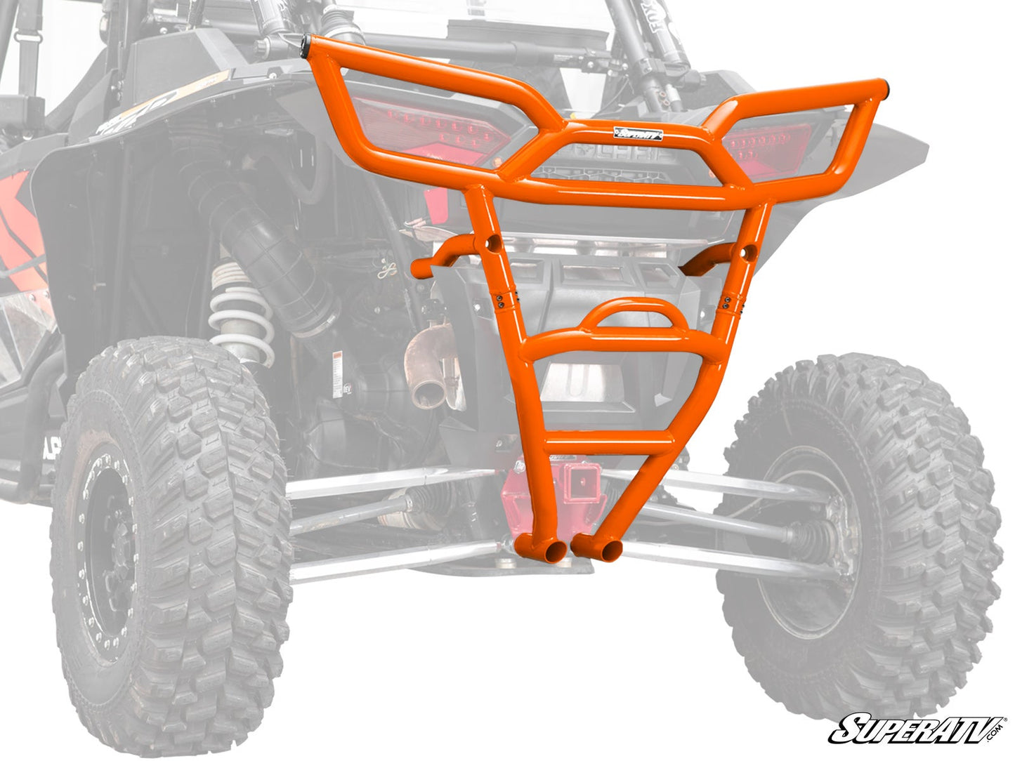 Polaris RZR XP Turbo Rear Bumper with Receiver Hitch