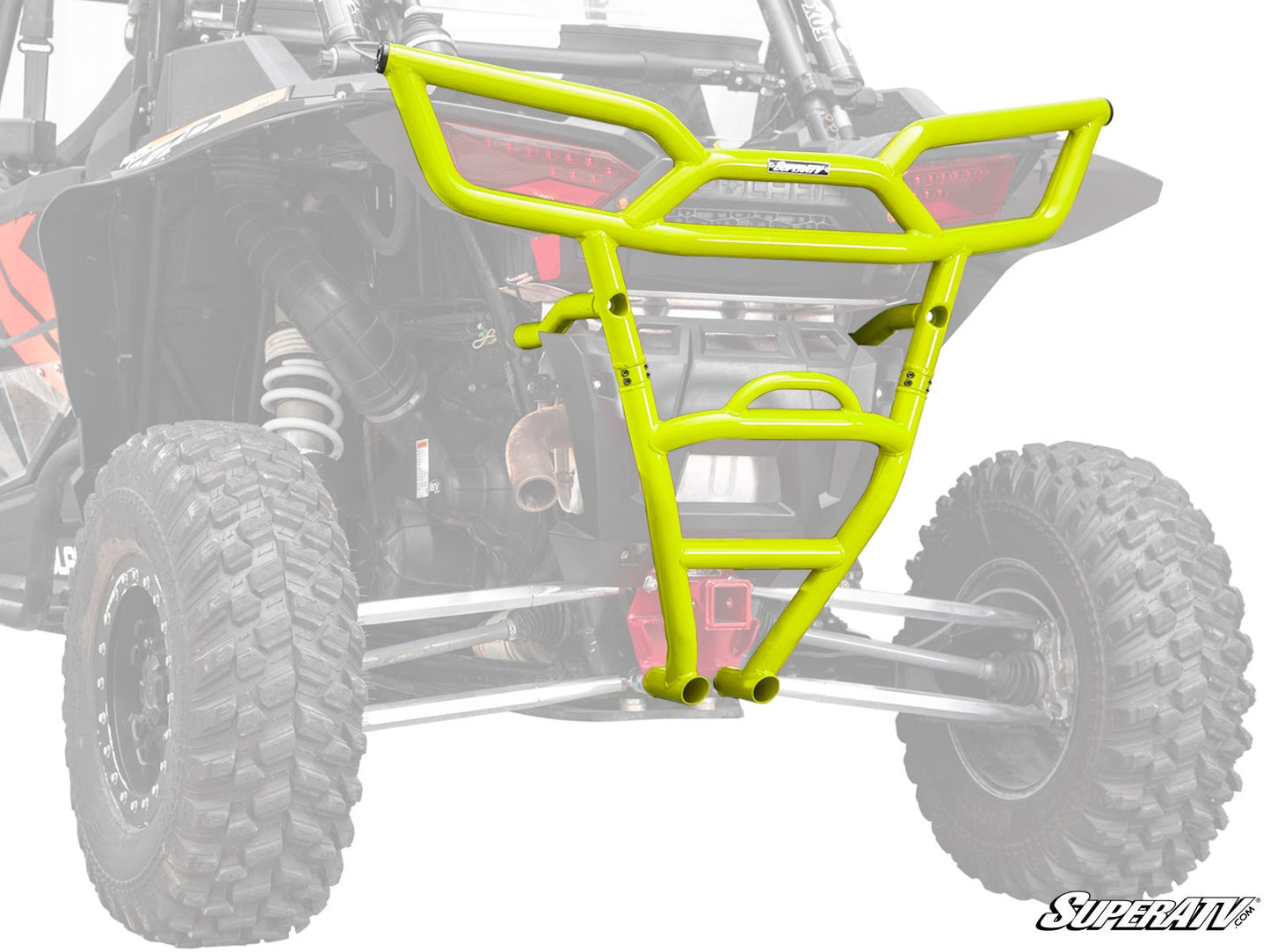 Polaris RZR XP Turbo Rear Bumper with Receiver Hitch