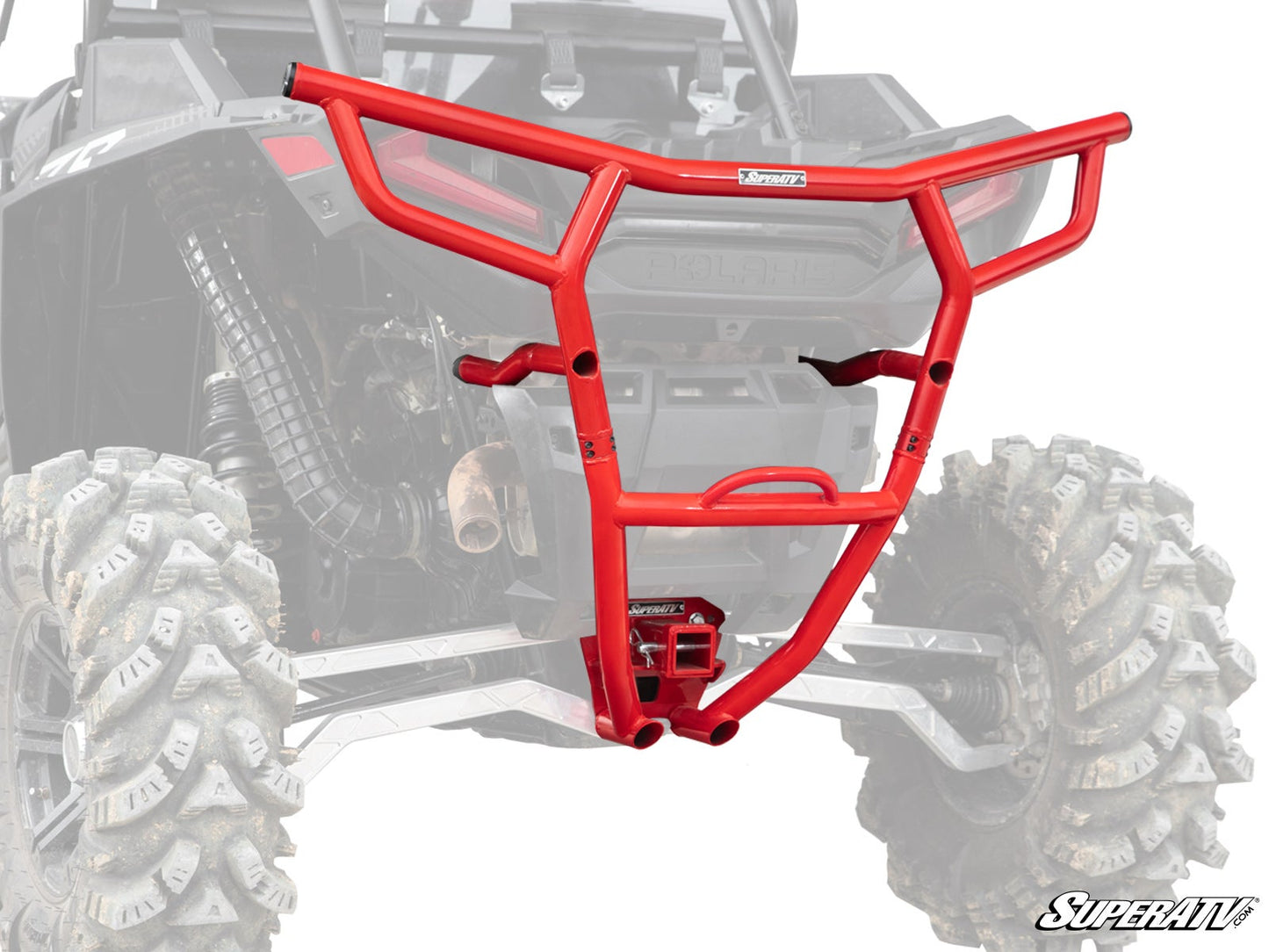 Polaris RZR XP Turbo Rear Bumper with Receiver Hitch