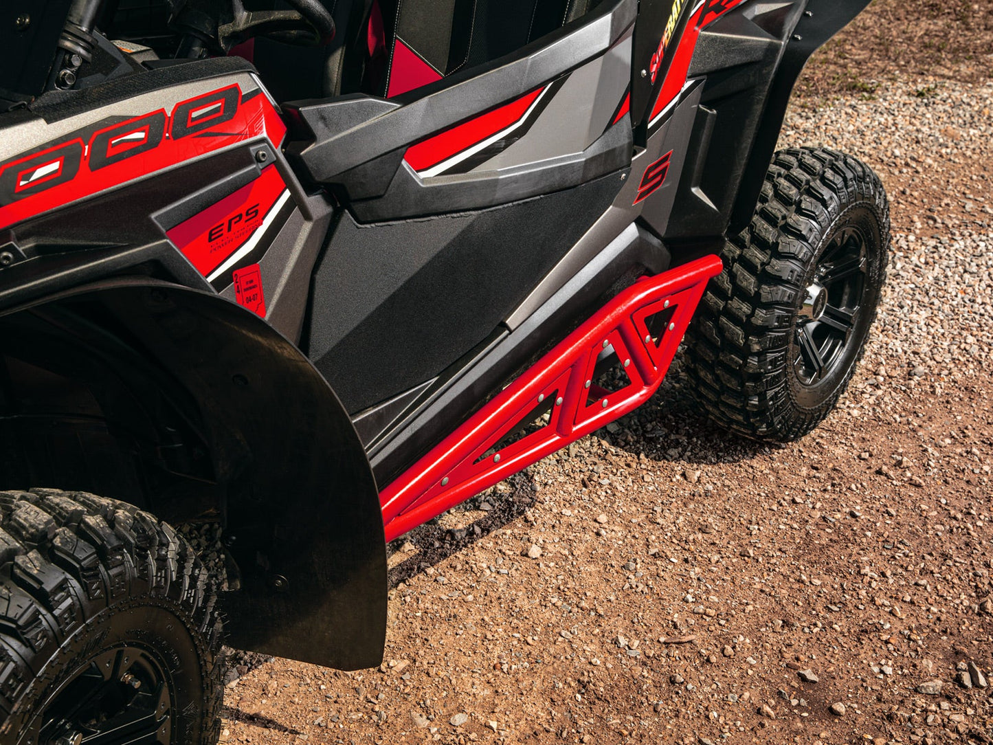 Polaris RZR XP Turbo Heavy-Duty Tube Rock Sliders