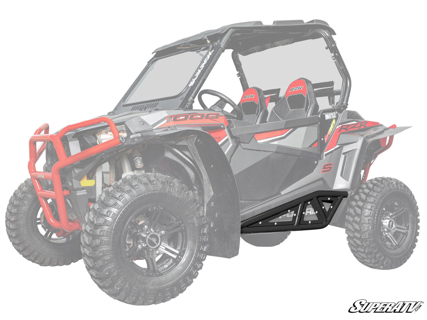 Polaris RZR XP Turbo Heavy-Duty Tube Rock Sliders