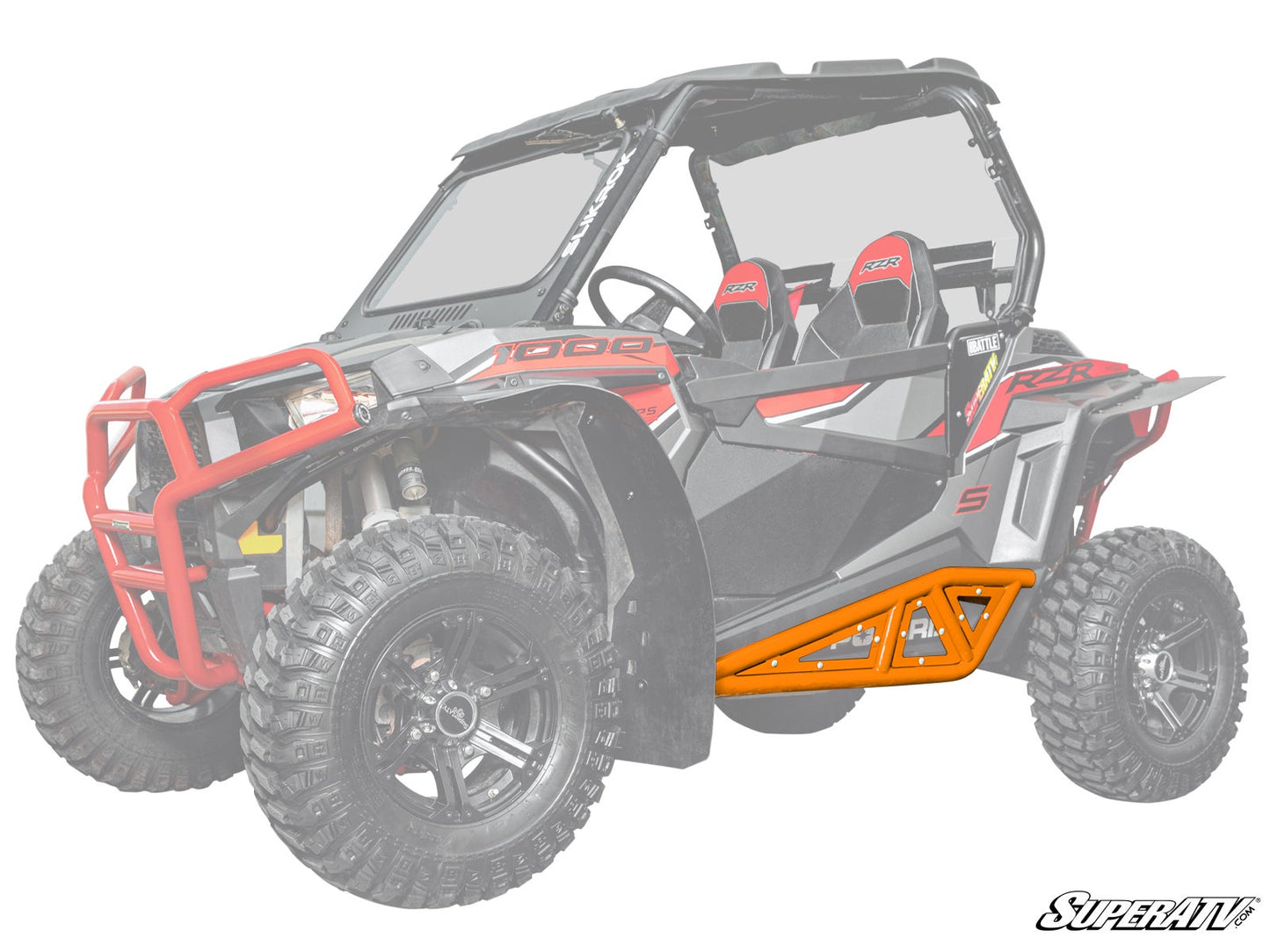 Polaris RZR XP Turbo Heavy-Duty Tube Rock Sliders