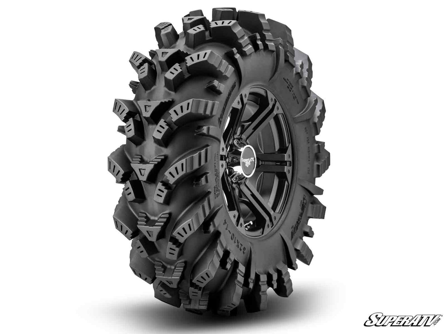 Intimidator Tires 32x10x14 on 14" Bandit H-Series Black Wheels 4/156 Pattern