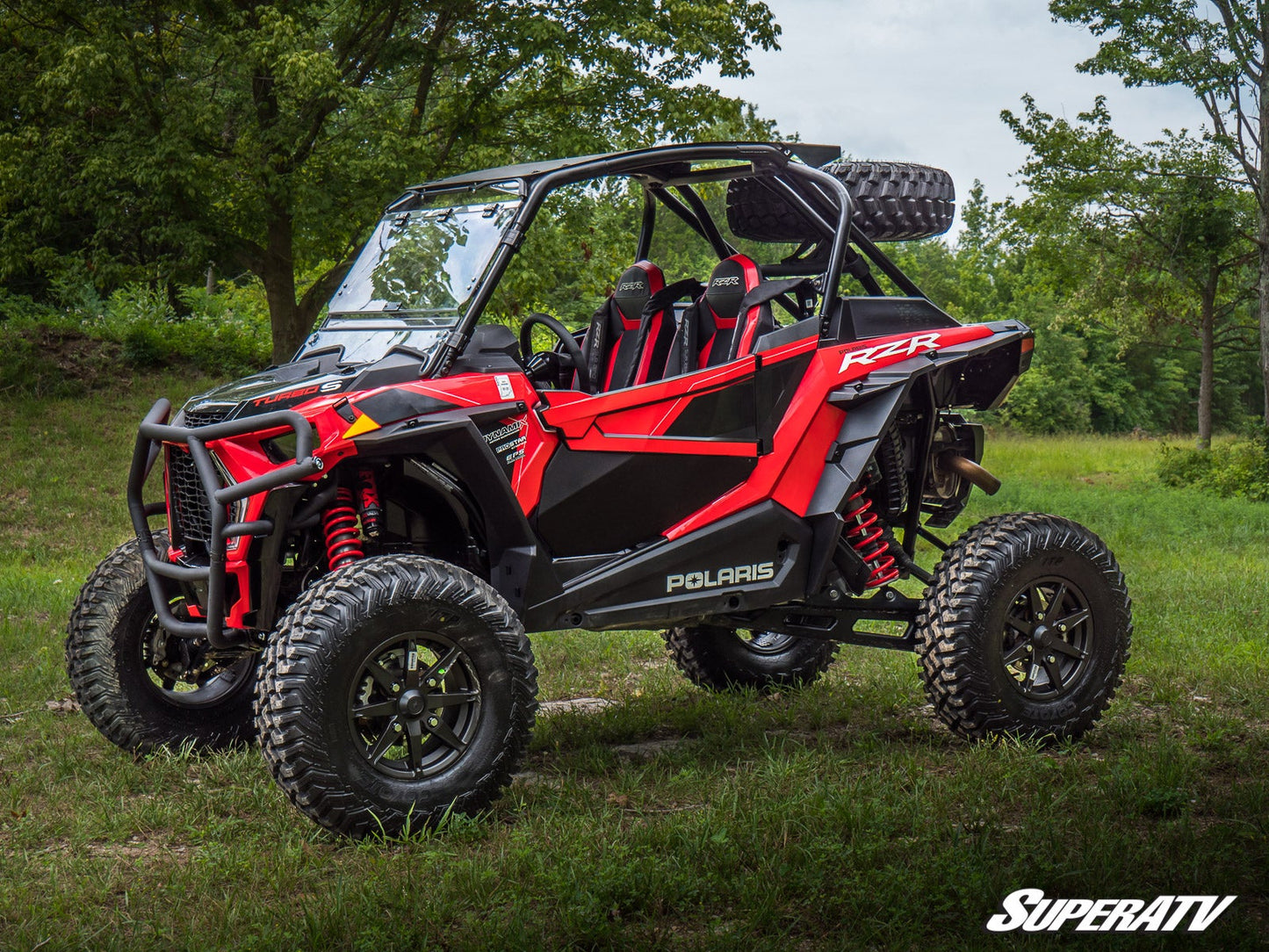 Polaris RZR XP Turbo S Scratch Resistant Flip Windshield