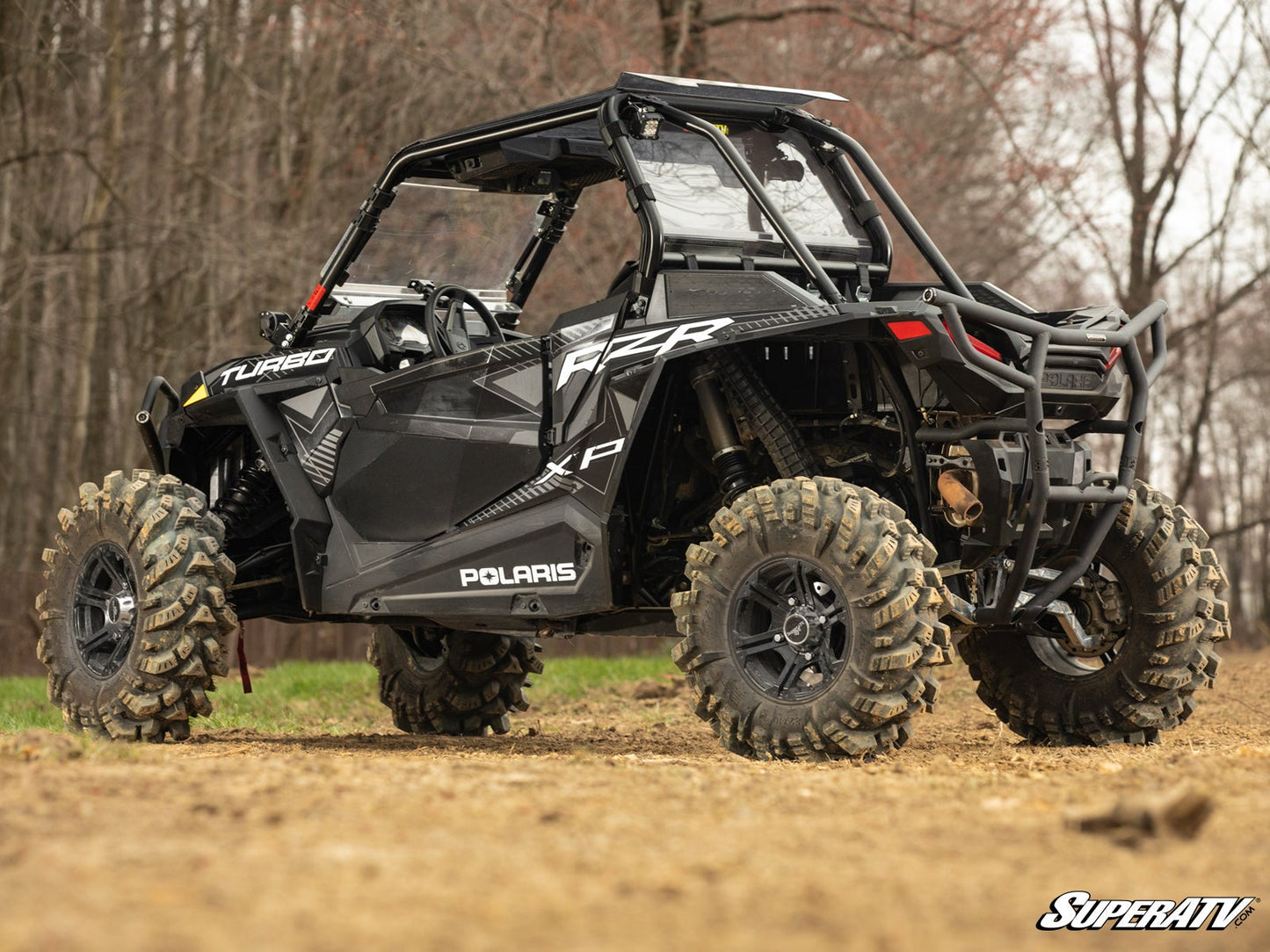 Polaris RZR XP Turbo S Rear Bumper with Receiver Hitch