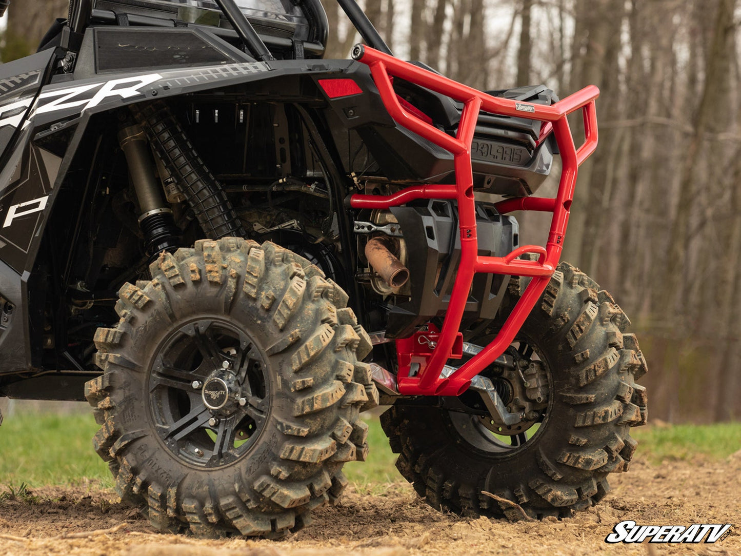 Polaris RZR XP Turbo S Rear Bumper with Receiver Hitch