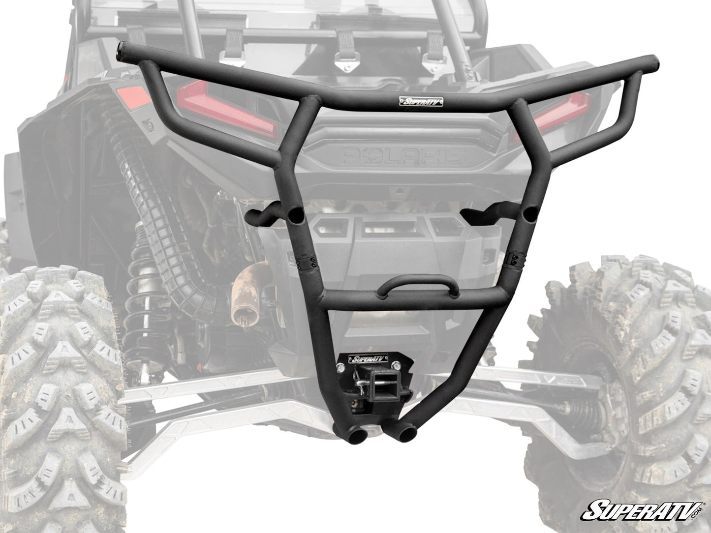 Polaris RZR XP Turbo S Rear Bumper with Receiver Hitch