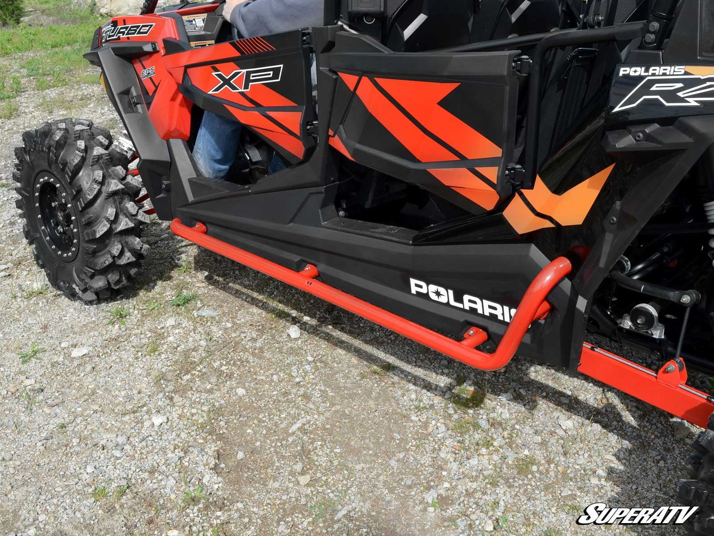 Polaris RZR XP 4 Turbo S Rock Sliding Nerf Bars