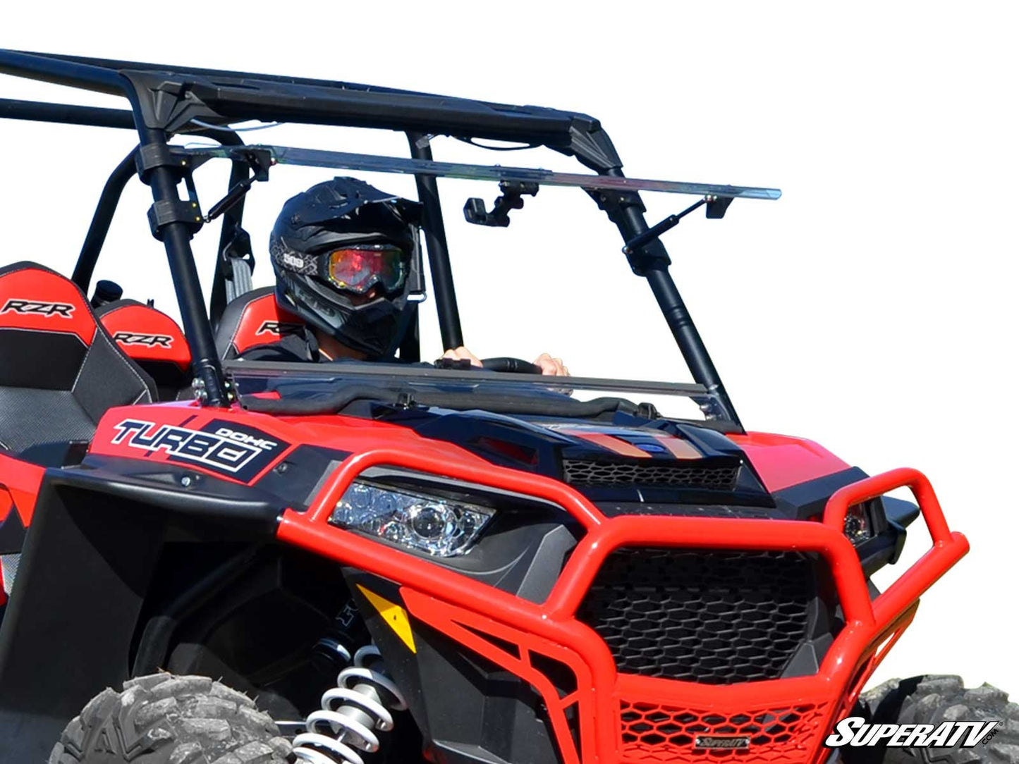 Polaris RZR XP 1000 Scratch Resistant Flip Windshield