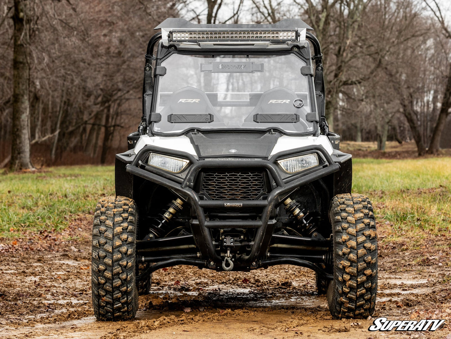 Polaris RZR XP 1000 Scratch Resistant Vented Full Windshield