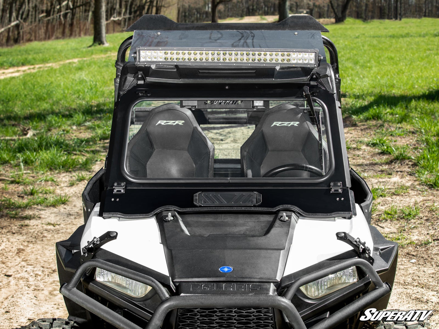 Polaris RZR S 1000 Flip Down Glass Windshield