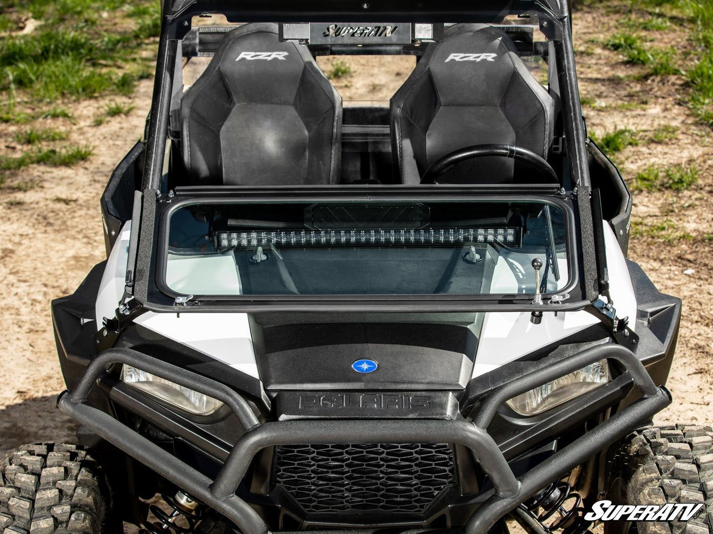 Polaris RZR S 1000 Flip Down Glass Windshield