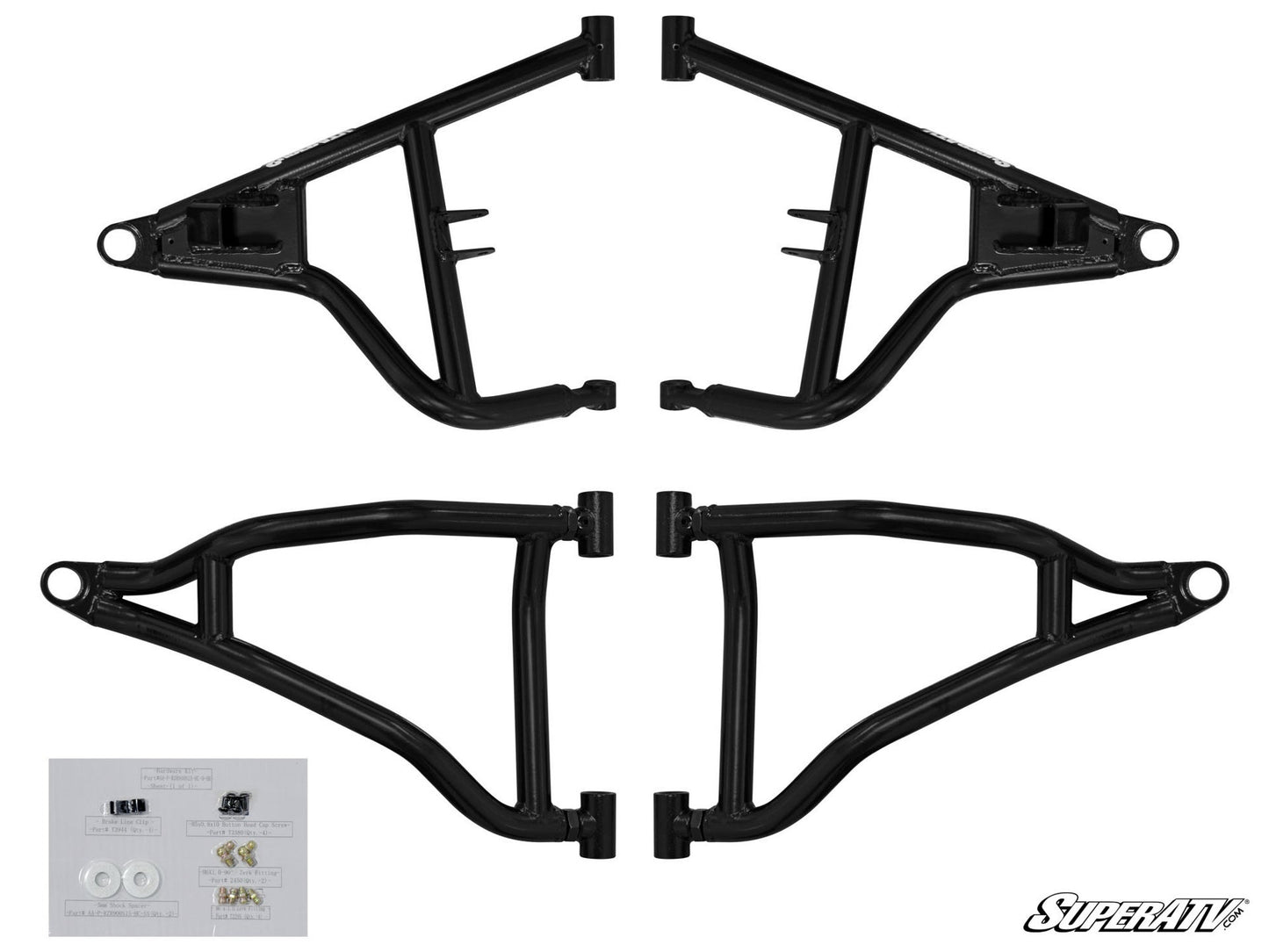 Polaris RZR S 1000 High Clearance Front A-Arms