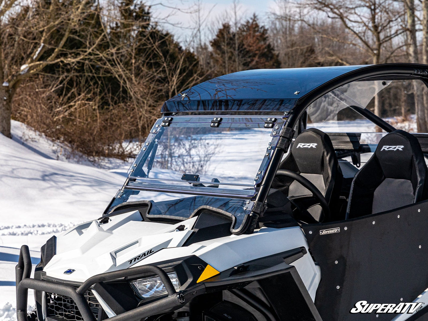 Polaris RZR Trail 900 Scratch-Resistant Flip Windshield