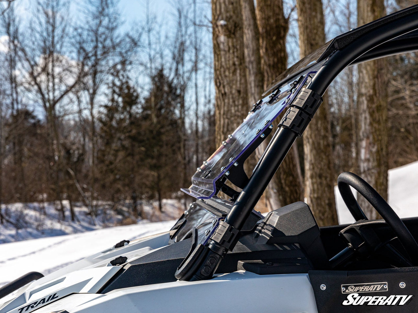 Polaris RZR Trail S 900 Scratch-Resistant Flip Windshield