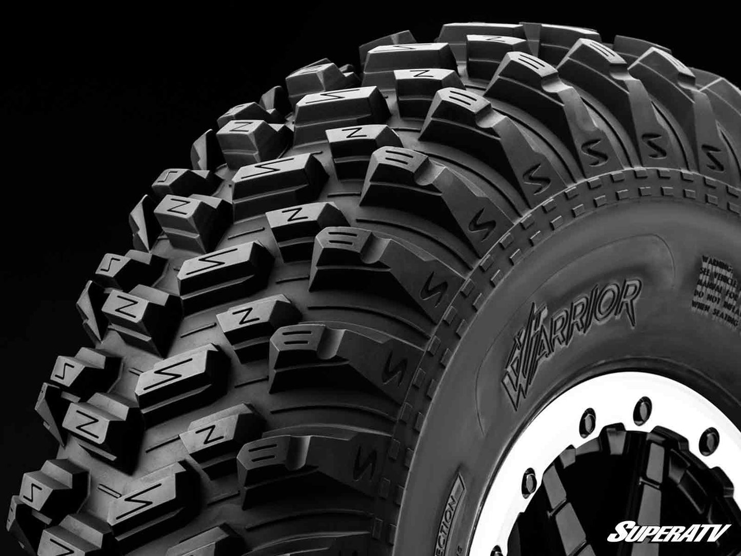 Standard XT Warrior Tires 32x10x15 on 15x10 Assault Industries Hellfire Satin Black Wheels 4/156 Pattern