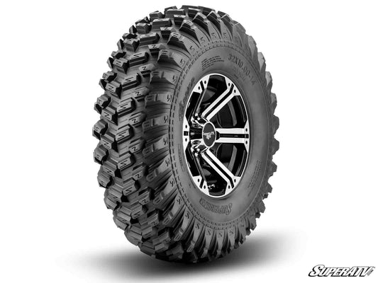 Standard XT Warrior Tires 32x10x14 on 14x7 Bandit H-Series Machined Finish Wheels 4/156 Pattern