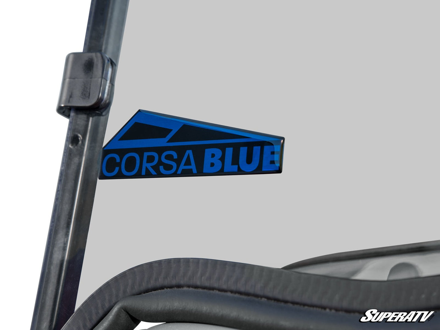 Corsa Blue E-Z-GO TXT Valor Flip Down Windshield