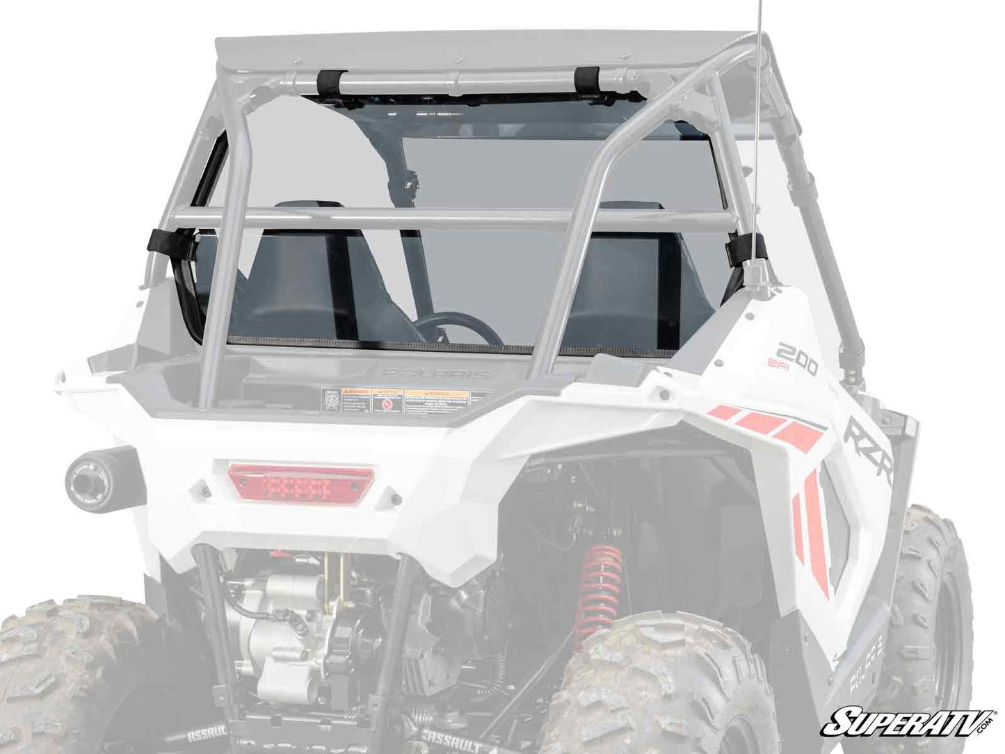 Polaris RZR 200 Rear Windshield