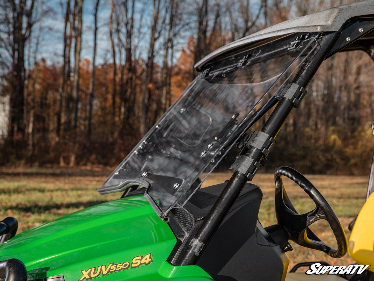 John Deere Gator XUV590 Scratch-Resistant Flip Windshield