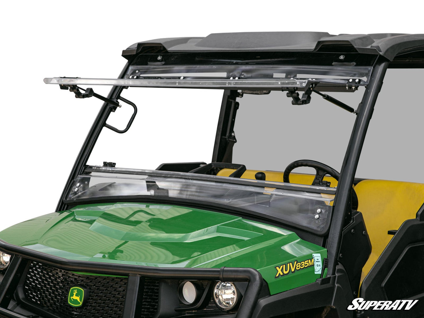 John Deere Gator XUV 835 Scratch-Resistant Flip Windshield