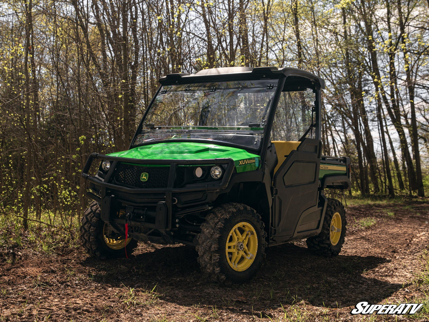 John Deere Gator XUV 835 Scratch-Resistant Flip Windshield