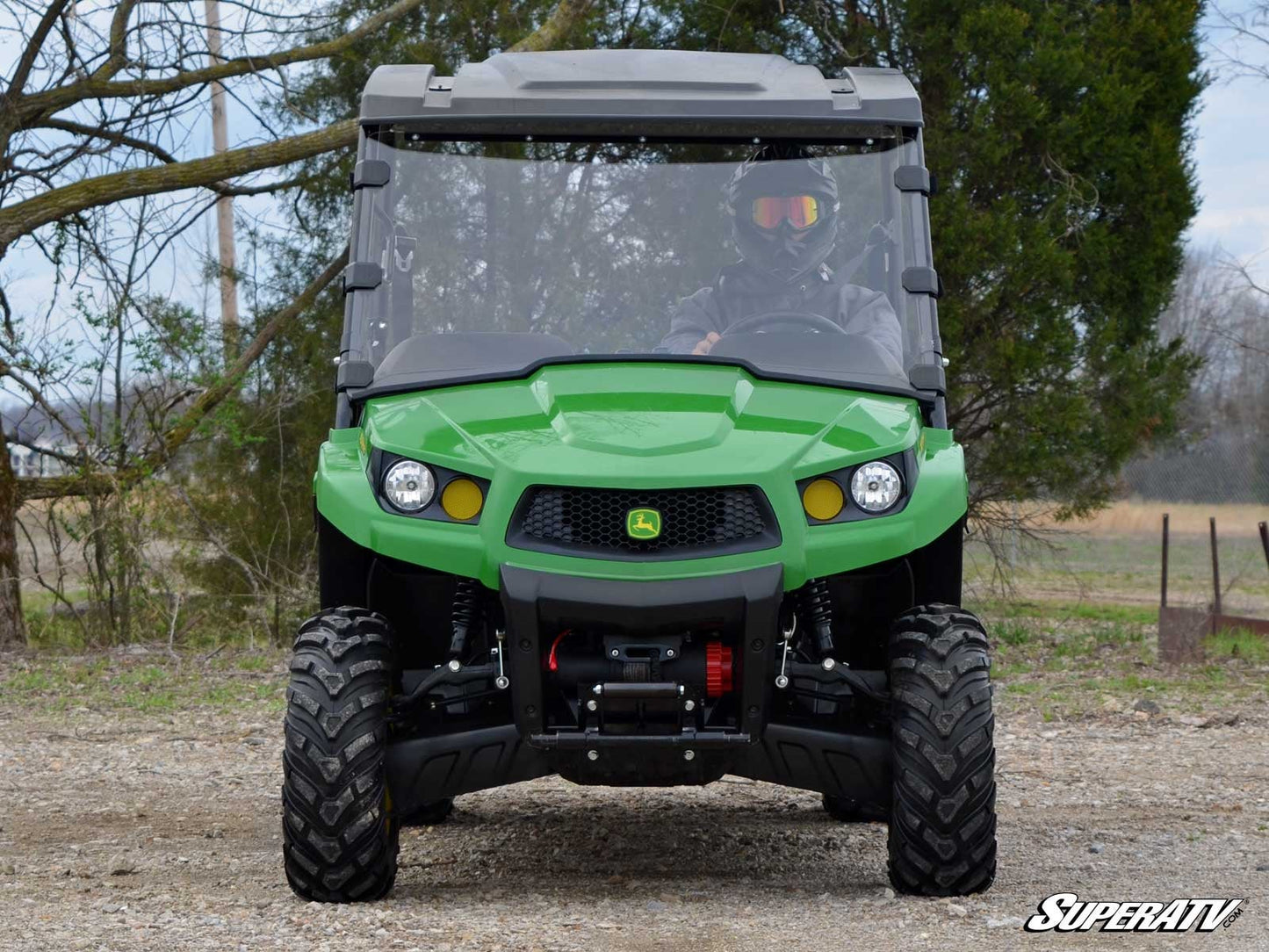 John Deere Gator XUV Scratch-Resistant Full Windshield