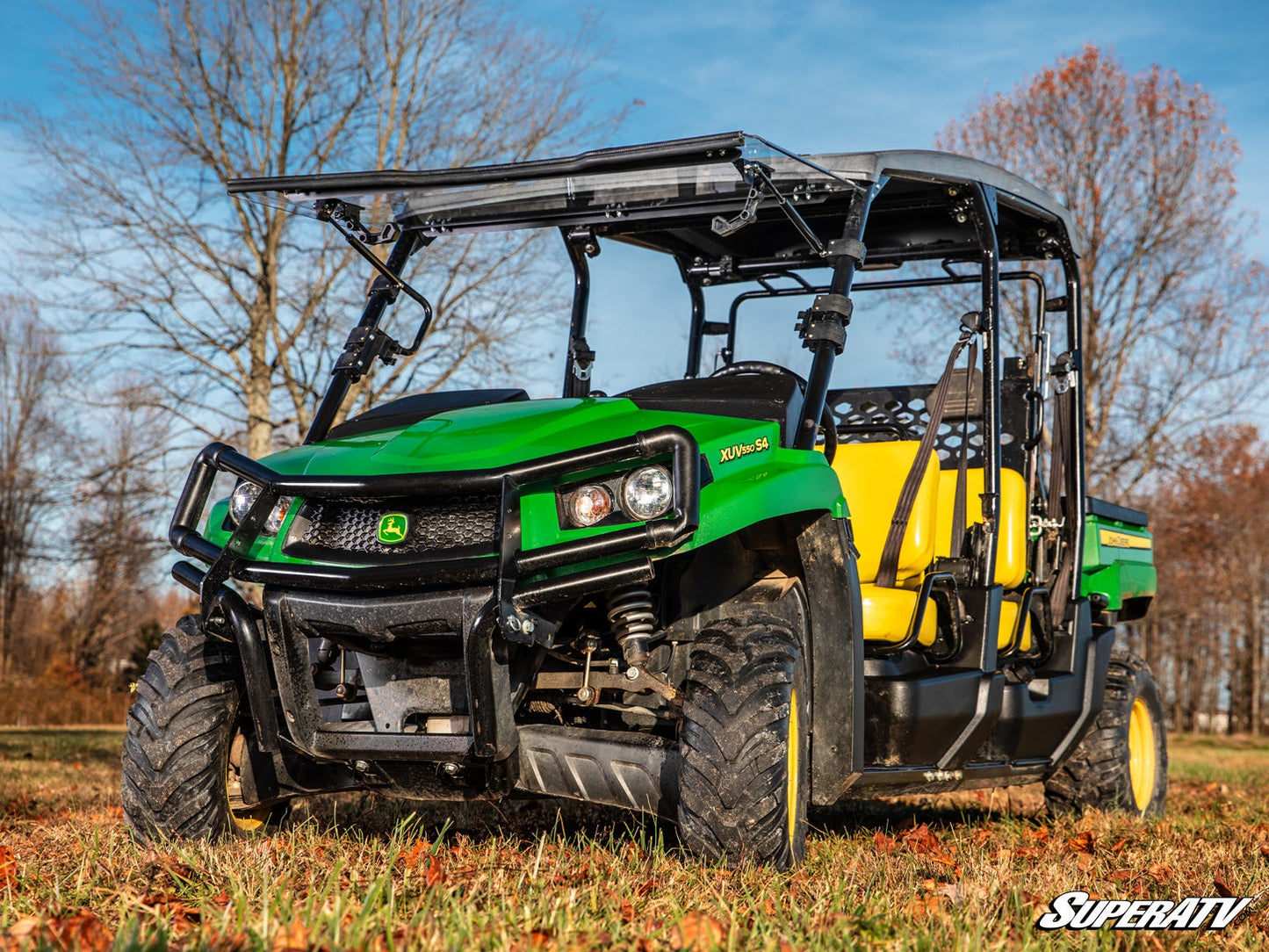 John Deere Gator XUV560 Scratch-Resistant Flip Windshield