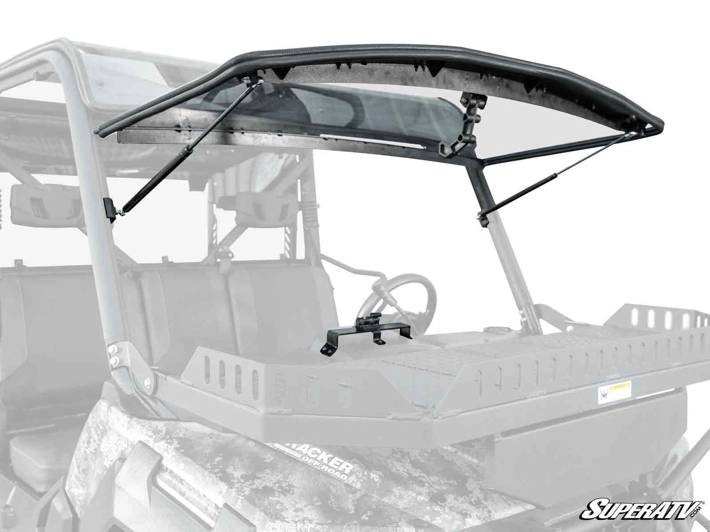 Tracker 800SX Scratch-Resistant Flip Windshield